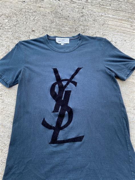 buy ysl logo t shirt|ysl t shirt price.